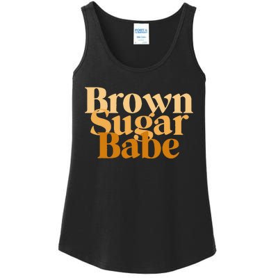 Brown Sugar Babe Proud Black African Pride Ladies Essential Tank