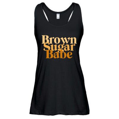 Brown Sugar Babe Proud Black African Pride Ladies Essential Flowy Tank