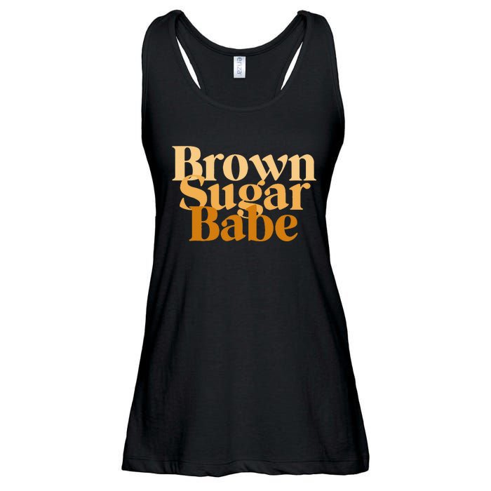 Brown Sugar Babe Proud Black African Pride Ladies Essential Flowy Tank