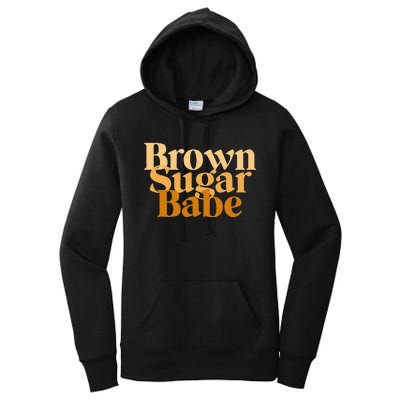 Brown Sugar Babe Proud Black African Pride Women's Pullover Hoodie