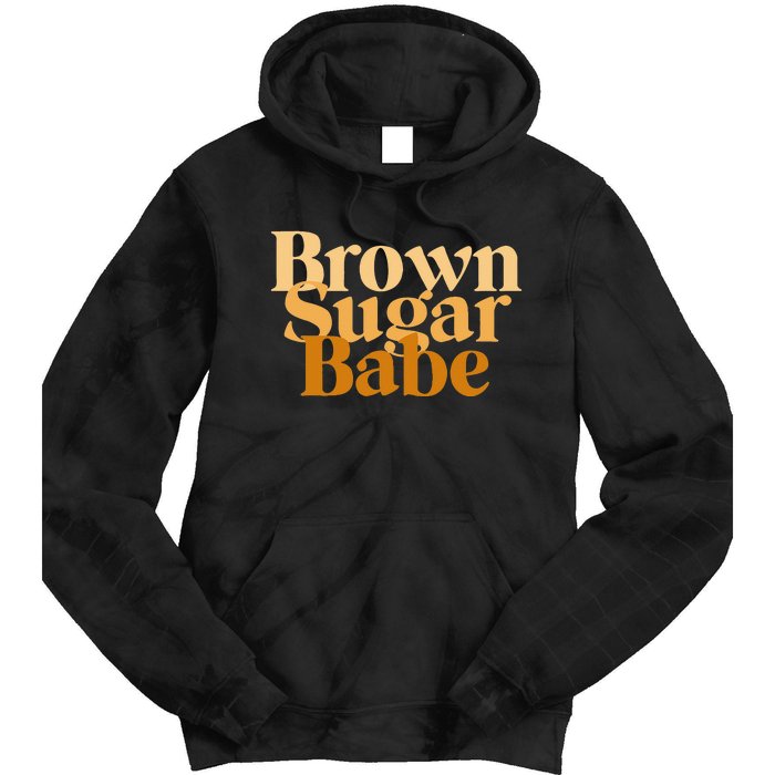 Brown Sugar Babe Proud Black African Pride Tie Dye Hoodie