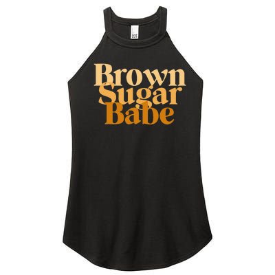 Brown Sugar Babe Proud Black African Pride Women's Perfect Tri Rocker Tank