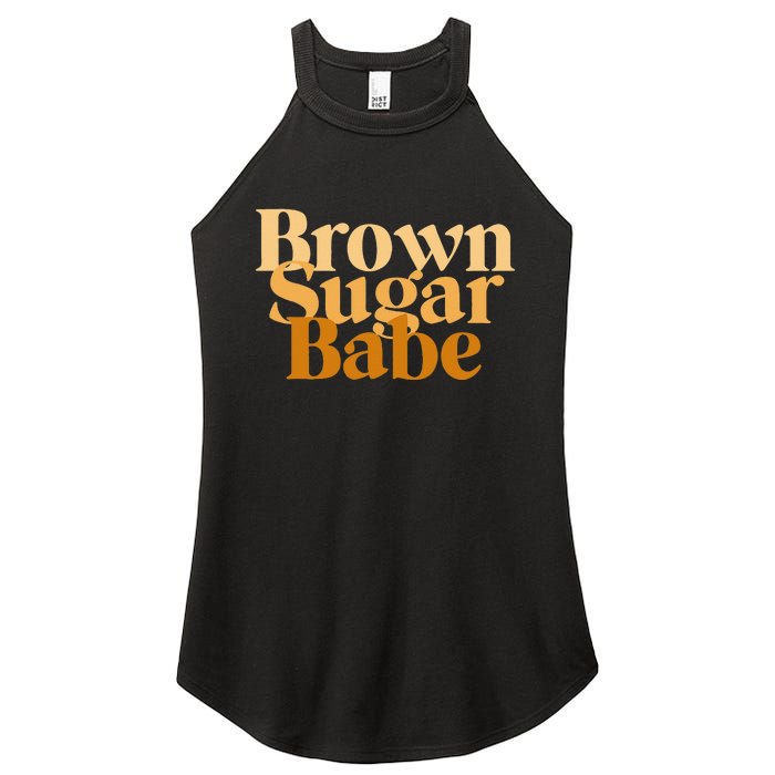 Brown Sugar Babe Proud Black African Pride Women's Perfect Tri Rocker Tank