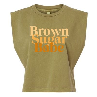 Brown Sugar Babe Proud Black African Pride Garment-Dyed Women's Muscle Tee