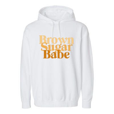 Brown Sugar Babe Proud Black African Pride Garment-Dyed Fleece Hoodie