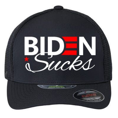 Biden Sucks Flexfit Unipanel Trucker Cap