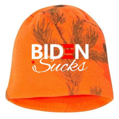 Biden Sucks Kati - Camo Knit Beanie