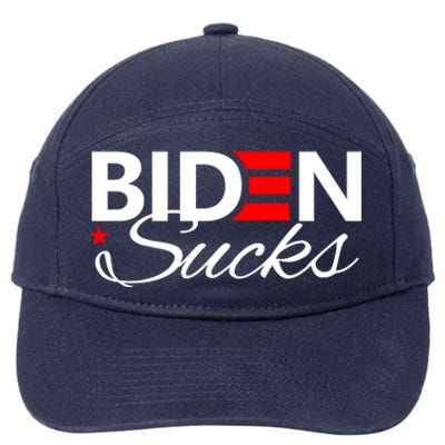 Biden Sucks 7-Panel Snapback Hat