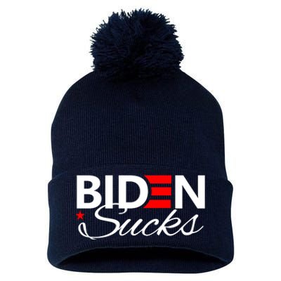 Biden Sucks Pom Pom 12in Knit Beanie