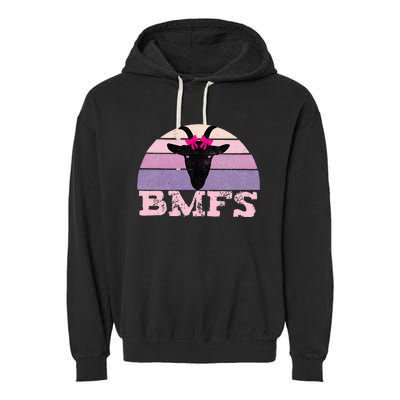 Billy Strings Bmfs Nanny Goat Vintage Sunset Garment-Dyed Fleece Hoodie