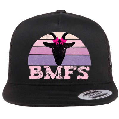 Billy Strings Bmfs Nanny Goat Vintage Sunset Flatbill Hat