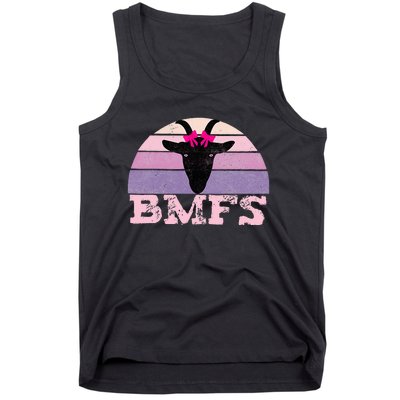 Billy Strings Bmfs Nanny Goat Vintage Sunset Tank Top