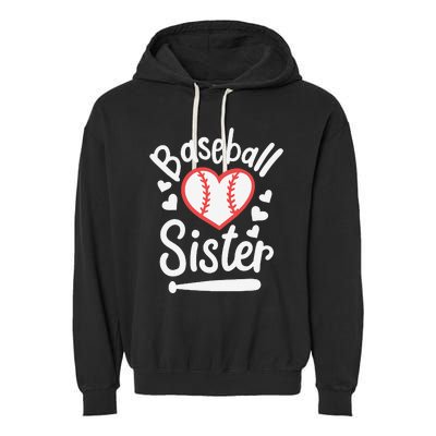 Baseball Sister Garment-Dyed Fleece Hoodie