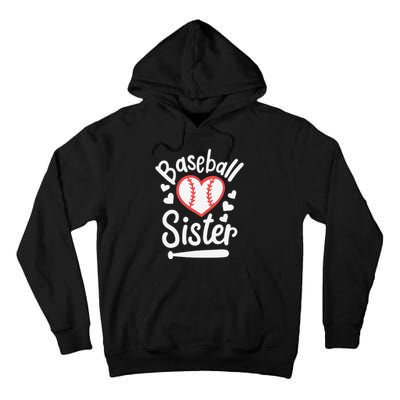 Baseball Sister Tall Hoodie