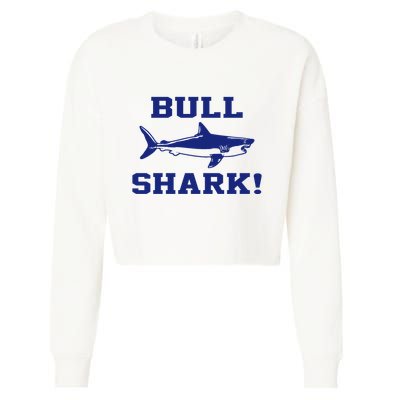 Bull Shark Cropped Pullover Crew