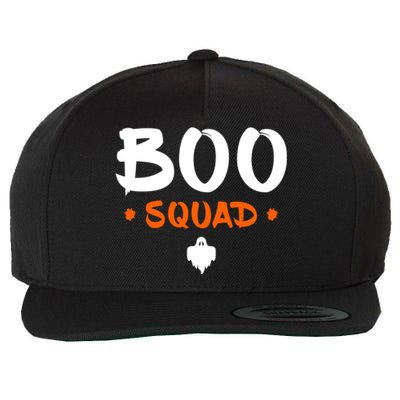 Boo Squad Boo Crew Matching Family Halloween Gift Wool Snapback Cap