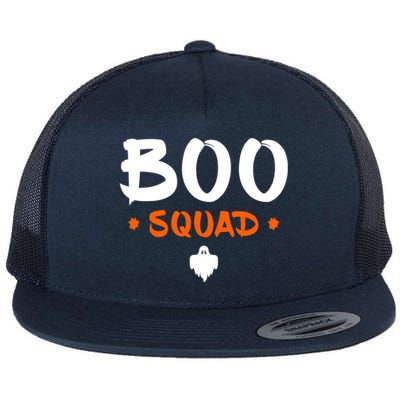 Boo Squad Boo Crew Matching Family Halloween Gift Flat Bill Trucker Hat