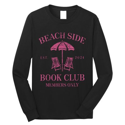 Beach Side Book Club Members Only Long Sleeve Shirt