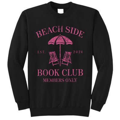 Beach Side Book Club Members Only Tall Sweatshirt