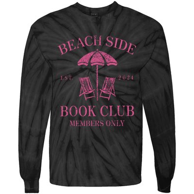 Beach Side Book Club Members Only Tie-Dye Long Sleeve Shirt