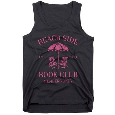 Beach Side Book Club Members Only Tank Top