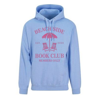 Beach Side Book Club Members Only Unisex Surf Hoodie