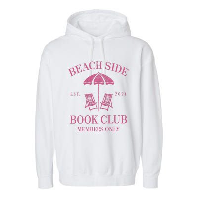 Beach Side Book Club Members Only Garment-Dyed Fleece Hoodie