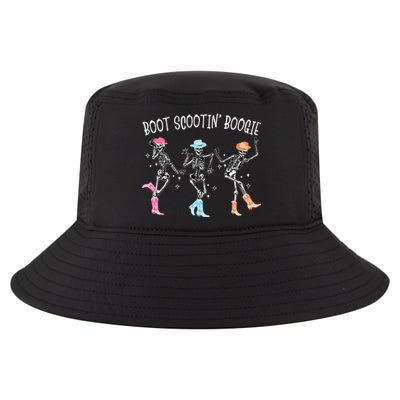 Boot Scootin Boogie Retro Western Skeleton Dancing Cowboys Cool Comfort Performance Bucket Hat