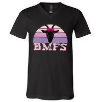 Billy Strings Bmfs Nanny Goat Vintage Sunset V-Neck T-Shirt