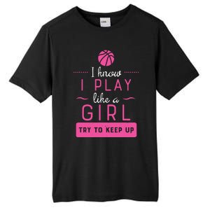 Basketball Shirts Basketball Gift For Female Basketball Player Tall Fusion ChromaSoft Performance T-Shirt