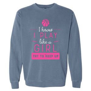 Basketball Shirts Basketball Gift For Female Basketball Player Garment-Dyed Sweatshirt