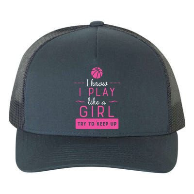 Basketball Shirts Basketball Gift For Female Basketball Player Yupoong Adult 5-Panel Trucker Hat