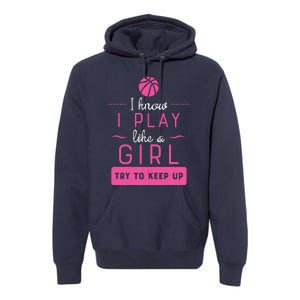 Basketball Shirts Basketball Gift For Female Basketball Player Premium Hoodie