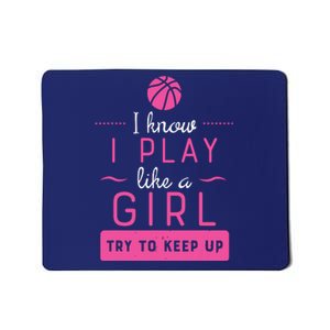 Basketball Shirts Basketball Gift For Female Basketball Player Mousepad