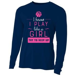 Basketball Shirts Basketball Gift For Female Basketball Player Cooling Performance Long Sleeve Crew