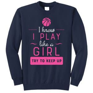 Basketball Shirts Basketball Gift For Female Basketball Player Tall Sweatshirt