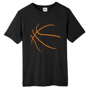 Basketball Silhouette Bball Player Coach Sports Baller Gift Tall Fusion ChromaSoft Performance T-Shirt