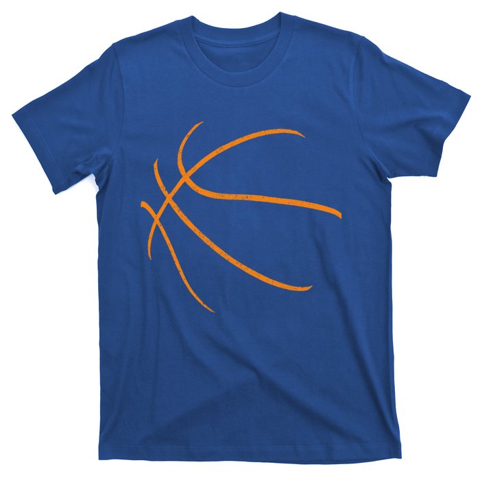 Basketball Silhouette Bball Player Coach Sports Baller Gift T-Shirt