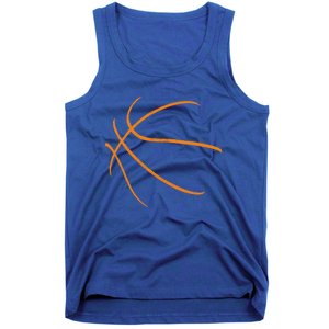 Basketball Silhouette Bball Player Coach Sports Baller Gift Tank Top