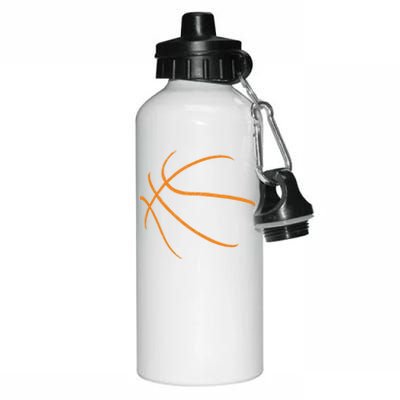 Basketball Silhouette Bball Player Coach Sports Baller Gift Aluminum Water Bottle