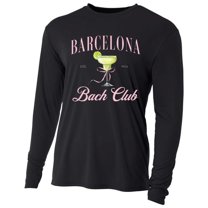 Barcelona Spain Bach Club Hen Do Party 2024 Bachelorette Cooling Performance Long Sleeve Crew