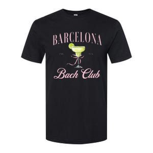 Barcelona Spain Bach Club Hen Do Party 2024 Bachelorette Softstyle CVC T-Shirt