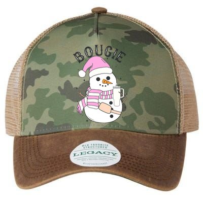 Boojee Snowman Bougie Snowman Stanley Boojee Holiday Legacy Tie Dye Trucker Hat