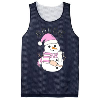 Boojee Snowman Bougie Snowman Stanley Boojee Holiday Mesh Reversible Basketball Jersey Tank