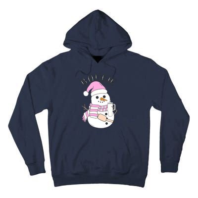 Boojee Snowman Bougie Snowman Stanley Boojee Holiday Tall Hoodie