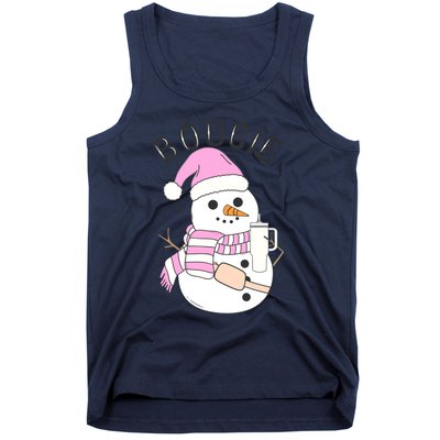 Boojee Snowman Bougie Snowman Stanley Boojee Holiday Tank Top