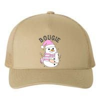 Boojee Snowman Bougie Snowman Stanley Boojee Holiday Yupoong Adult 5-Panel Trucker Hat