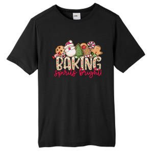 Baking Spirits Bright Christmas Baker Holiday Baking Team Gift Tall Fusion ChromaSoft Performance T-Shirt