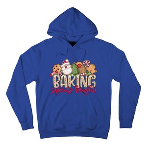 Baking Spirits Bright Christmas Baker Holiday Baking Team Gift Hoodie