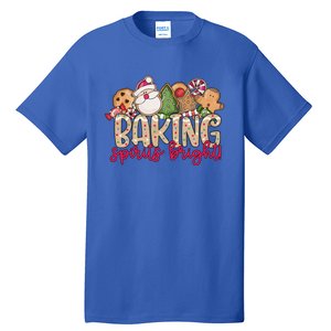 Baking Spirits Bright Christmas Baker Holiday Baking Team Gift Tall T-Shirt